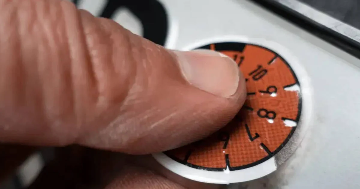 Hauptuntersuchung plakette anbringen